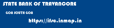 STATE BANK OF TRAVANCORE  GOA SOUTH GOA    ifsc code